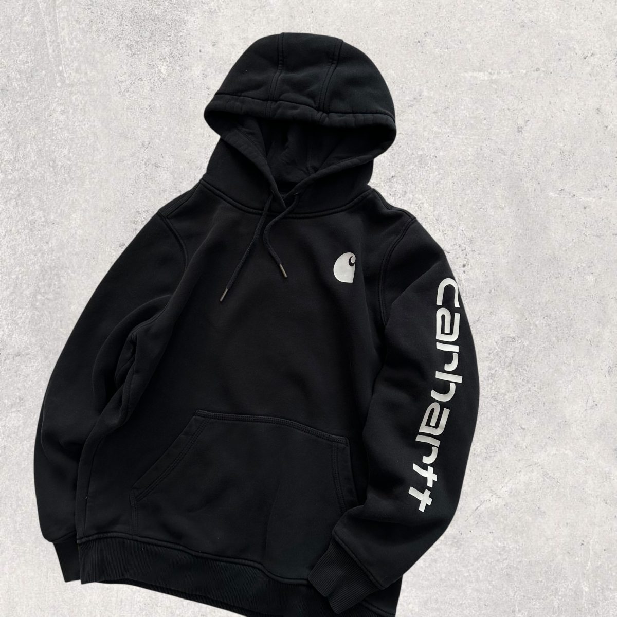 Hoodie Black  Carhartt Fit S - Imagen 2