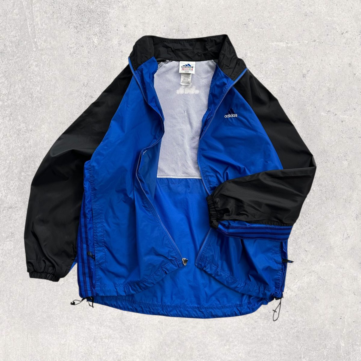Cortavientos Blue Adidas XL - Imagen 3
