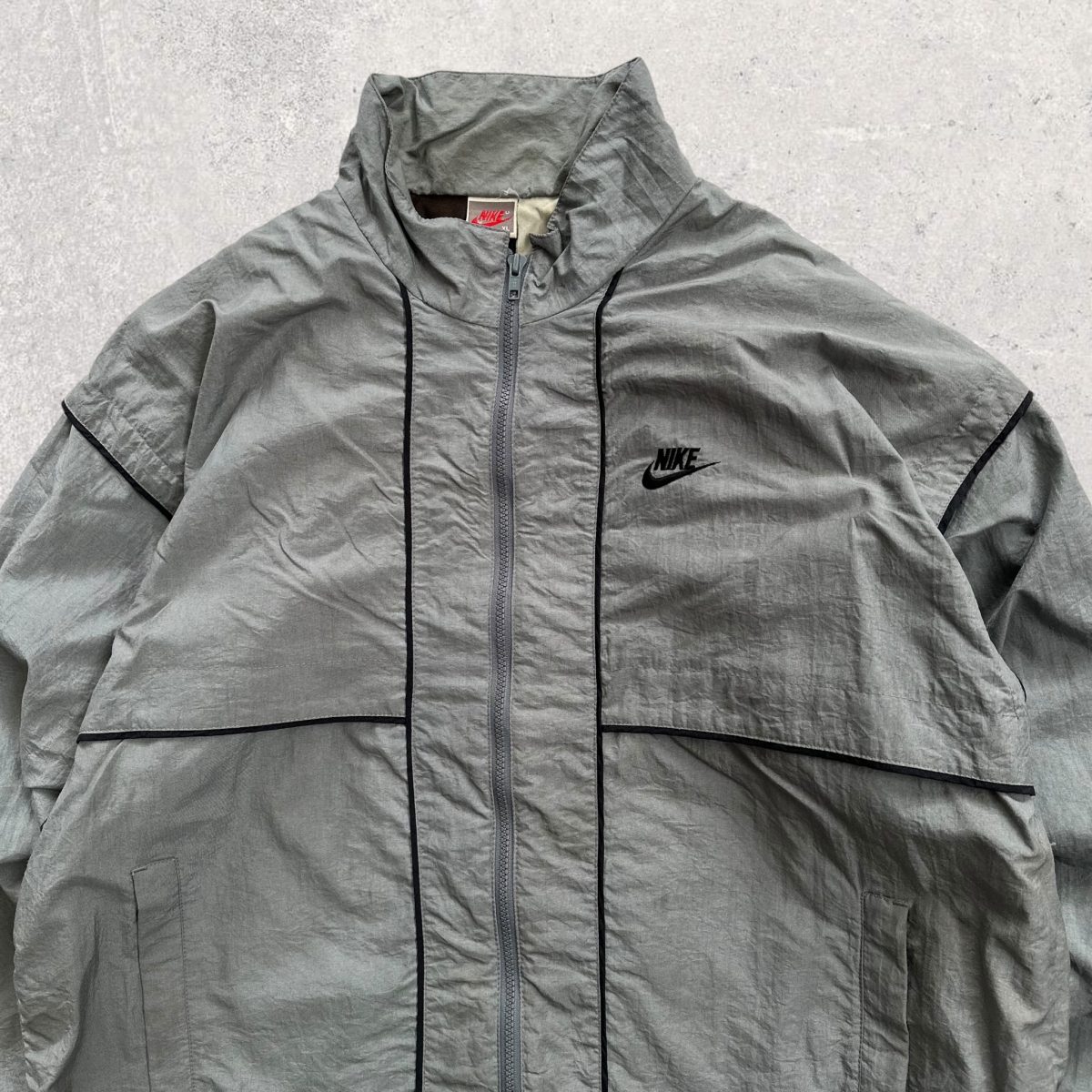 Cortavientos Gray Nike XL - Imagen 2