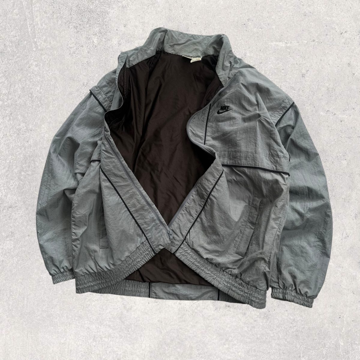 Cortavientos Gray Nike XL - Imagen 3