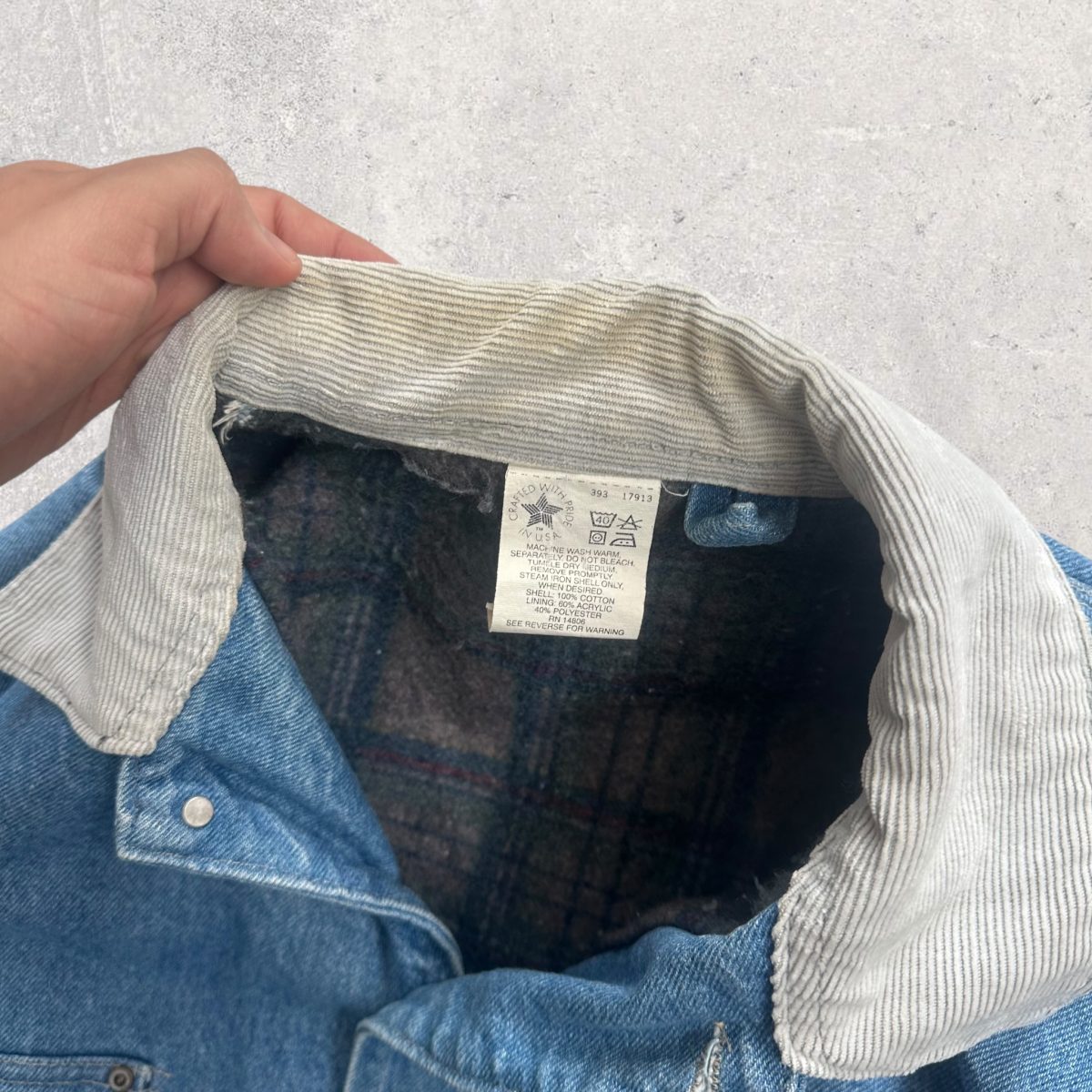 Jacket Denim Carhartt L - Imagen 7